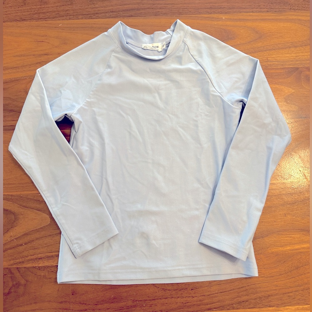 Minnow Swim Peri Blue Rashguard Sz 5/6T